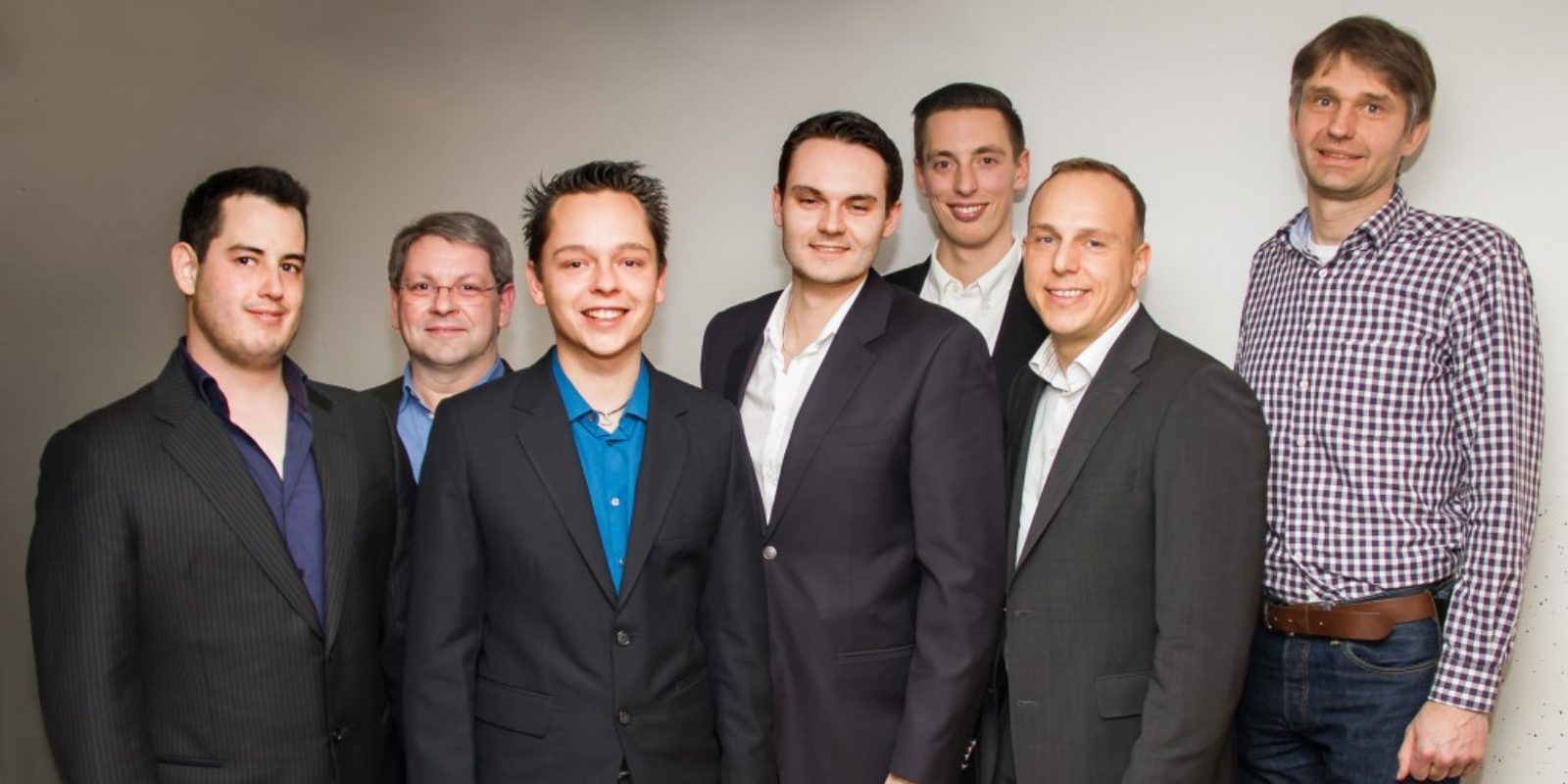 Von links: Alexander Beschowetz, Thomas Artmann, Christian Albrecht, Christoph Simon, André von Livonius, Axel Frank, Christian Martin
