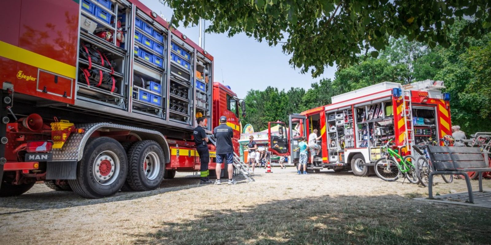 Fahrzeugausstellung am Bürgerfest