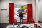 Abholung der neuen Drehleiter im Magirus-Werk Ulm.