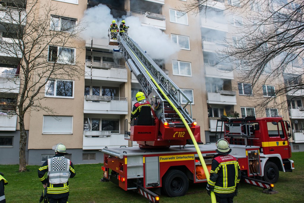 Zweite Drehleiter der Feuerwehr Unterhaching (Bj. 1995)